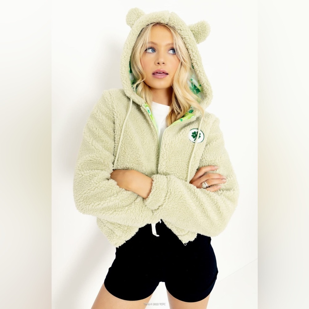 NWOT Blackmilk Good Luck Bear Teddy Jacket Coat ~ LIMITED Size XXL
